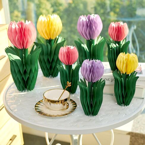 Paper Jazz 18 PCS Flower Butterfly Felt Centerpieces Spring Home Decoration Decorations Wildflower Party Decorts for Office Spring Decord Tables Scip flow for Birthday حفلة استحمام الطفل. in Kuwait