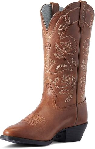 ariat Youth Quickdraw Venttek Western Boot ، غني الطين/الزهور الفيروز ، 1 in Kuwait