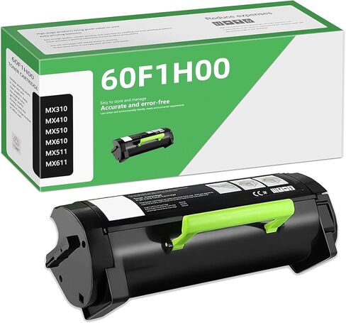 60F1H00 High Yield Black Toner Cartridge 2Pack Compatible 601H Toner Replacement for Lexmark 601H 60F1H00 Toner Cartridge wtith MX310 MX410 MX510 MX511 MX610 MX611 Printer [10,500 Pages/Pack] in Kuwait