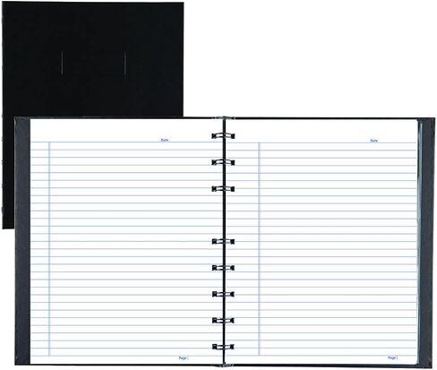Blueline EcoLogix 100% Recycled NotePro Notebook, Black, 11 x 8.5 inches, 200 Pages (A10200E.BLK) in Saudi Arabia