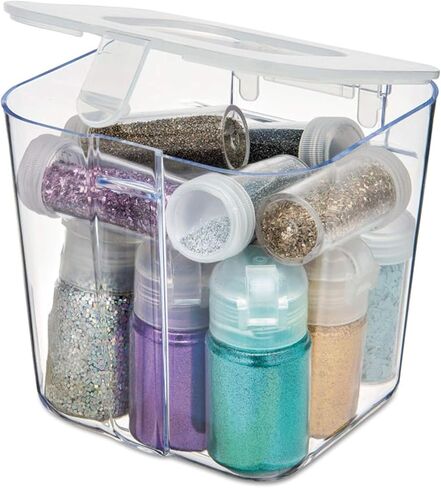 Deflecto Caddy Organizer Compartment, Large, Clear (29301CR) in Saudi Arabia