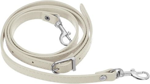 PATIKIL Leather Purse Strap Replacement 47 Inch, PU Adjustable Shoulder Crossbody Replacement Strap with Silver Hardware, Navy Blue in Saudi Arabia