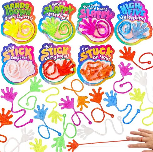 Joyin 36 Packs Valentines Day Licky Hands with Card و Valentine Form in Kuwait