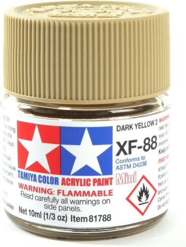 The Hobby Company Tamiya Flat Acrylic Paint Mini 10ml RAF Dark Green 2 XF81 in Saudi Arabia