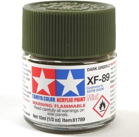 The Hobby Company Tamiya Flat Acrylic Paint Mini 10ml RAF Dark Green 2 XF81 in Saudi Arabia
