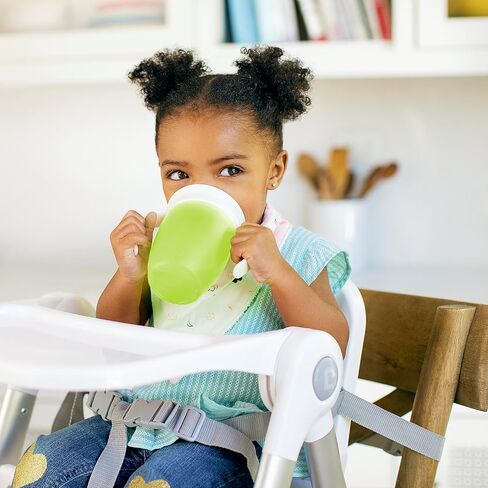 Munchkin Sippy Cup لمدة 6 أشهر وما فوق ، قم بتسكع أكواب طفل معجزة 360 مع مقابض انتقالية ، 7 أونصة ، 2 حزمة ، وردي/أرجواني in Kuwait