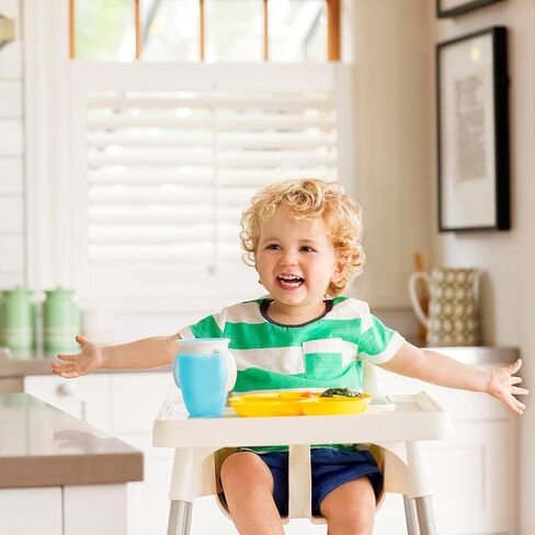 Munchkin Sippy Cup لمدة 6 أشهر وما فوق ، قم بتسكع أكواب طفل معجزة 360 مع مقابض انتقالية ، 7 أونصة ، 2 حزمة ، وردي/أرجواني in Kuwait
