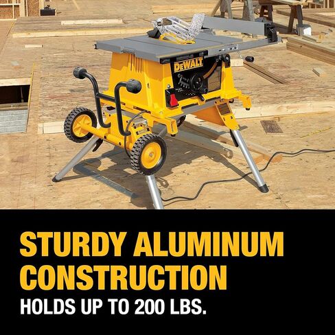 DEWALT Table Saw for Jobsite, Compact, 8-1/4-Inch with Table Saw Stand, Mobile/Rolling (DWE7485 & DW7440RS) in Saudi Arabia