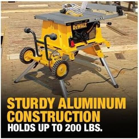DEWALT Table Saw for Jobsite, Compact, 8-1/4-Inch with Table Saw Stand, Mobile/Rolling (DWE7485 & DW7440RS) in Saudi Arabia
