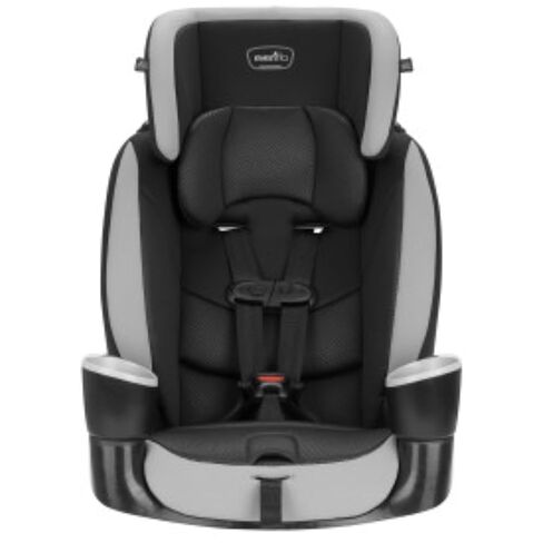 Evenflo High-Back Booster Car Seat with Harness, 22 to 110lbs, Maestro Sport, Granite Gray in Saudi Arabia