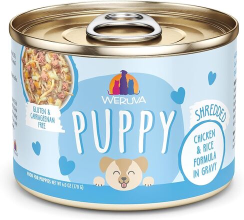 Weruva Puppy, Beef and Rice Formula in Gravy, 6oz Can, Pack of 8 in Saudi Arabia