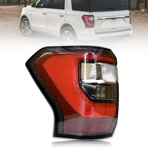 LED Tail Light Assembly Fit لعام 2018 2019 2020 2021 2022 Ford Expedition Limited/Platinum Brake Lamply Brake Brake Placeming لـ JL1Z-13404-H (جانب الركاب الأيمن) in Kuwait