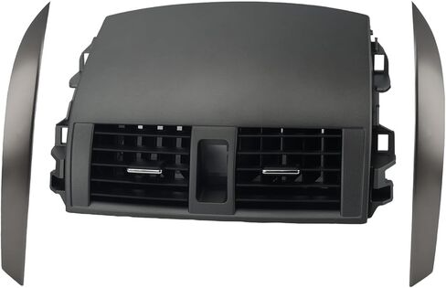 Dashboard Trim Kit Center A/C Vent Panel 55663-02060+ Left/Right Trim Strips 55435-02370 55436-02330 Compatible with Toyota Corolla 2008 2009 2010 2011 2012 2013 (Excludes Hybrid) in Kuwait