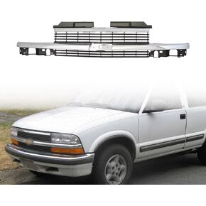 Grille Assembly with Paintable Insert Compatible With 1999-2004 Ford F-150 F-250 Heritage Chrome Shell in Kuwait