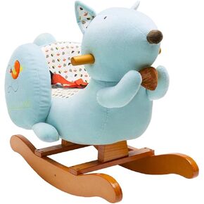 labebe Baby Rocking Horse with Seat Belt,Ride Unicorn Bouncer for Kid 6 Month -3 Years,Stuffed Animal Rocker,Riding Toy for Baby Girls, Nursery Birthday Gift in Kuwait