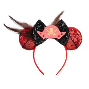 Cute Alien Mouse Ear Headband with Glitter and Bow – Perfect for Parties, Birthdays, and Fun Dress-Up in Kuwait