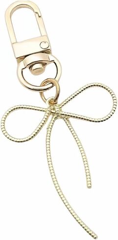 lemua bow keychain ، cute bow handbag charm charm Charm in Saudi Arabia
