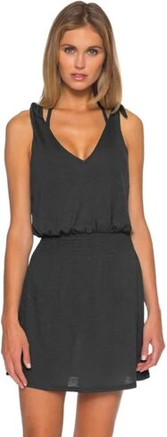 BECCA by Rebecca Virtue Breezy Basics Tie Shoulder Dress Cover-Up in Saudi Arabia