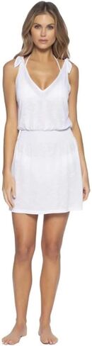 BECCA by Rebecca Virtue Breezy Basics Tie Shoulder Dress Cover-Up in Saudi Arabia