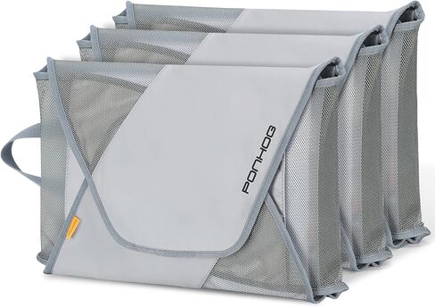 Garment Folder - Original Garment Packing Folder Premium Travel Garment Bag Foldable Clothes Shirt Bags Luggage Accessory with Wrinkle-Free Folding Board and Compression Wings Grey in Saudi Arabia