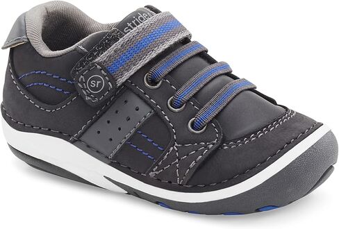 Stride Rite Boys Artie Lightweight Leather Sneaker, Navy, 3.5 W US-Infant in Saudi Arabia