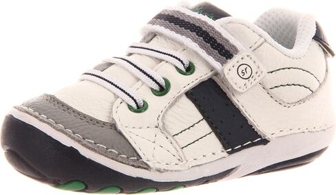 Stride Rite Boys Artie Lightweight Leather Sneaker, Navy, 3.5 W US-Infant in Saudi Arabia