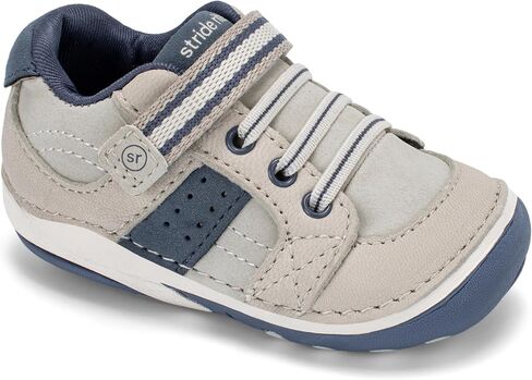 Stride Rite Boys Artie Lightweight Leather Sneaker, Navy, 3.5 W US-Infant in Saudi Arabia