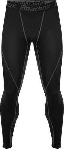 Roadbox Men’s Compression Pants Running Tights, Performance Sports Workout Leggings, Athletic Base Layer for Gym Basketball in Saudi Arabia