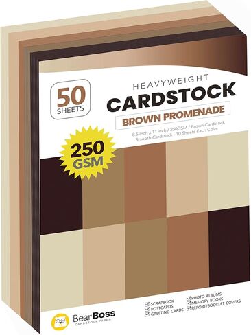 Purple Cardstock Paper, 8.5 x 11 inches, 92lb Cover, 50 Sheets, for Crafts and Card Making in Saudi Arabia