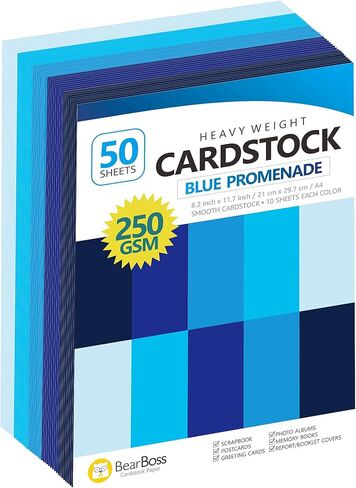 Purple Cardstock Paper, 8.5 x 11 inches, 92lb Cover, 50 Sheets, for Crafts and Card Making in Saudi Arabia