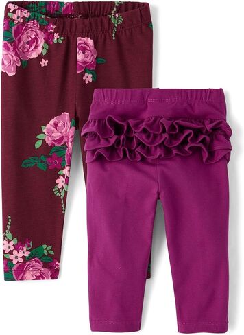 The Children's Place,Baby Girls,and Newborn Knit Pull On Pants,Wintermint Tutu/Critter 2-Pack,18 Months,24 Months in Kuwait