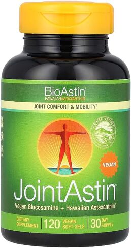Nutrex Hawaii BioAstin Supreme Hawaiian Astaxanthin - 6mg, 60 Softgels - Farm-Direct Premium Antioxidant Supplement for Eye, Skin, Joint & Immune System Health* - Blended with Extra Virgin Olive Oil in Kuwait