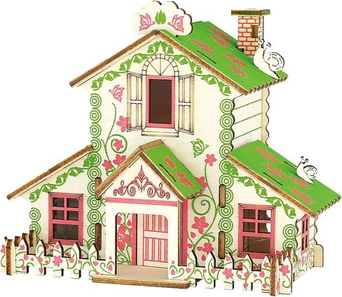 3D Wooden Puzzle for Adults, Ferris Wheel Model Kits to Build, 10.4"×5.9"×11.8", No Glue or Other Tools Required, Tabletop Decoration in Saudi Arabia