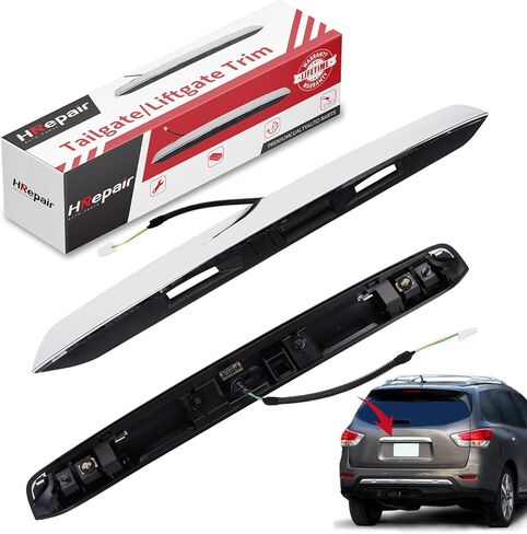 Upgrade Chrome Tailgate Handle Garnish Finisher Molding丨fits 2013-2020 Nissan Pathfinder Liftgate Handle丨Liftgate Trunk Opener丨Liftgate Trim丨With Manually Switch-90810-9PG2D in Kuwait