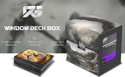 AI Armor (Grim Reaper) 100+ بطاقة مخصصة للفن MTG Commander Deck Box مع التخزين in Kuwait