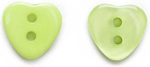 20 PCS Heart Multi-Color 2 Holes Resin Buttons Clothing Decoration Sewing Scrapbooking Card Making DIY in Saudi Arabia