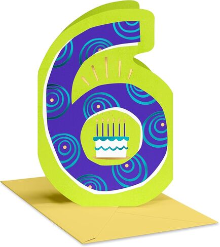 American Greetings 6th Birthday Card (Time to Celebrate) in Saudi Arabia