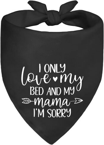 Will Sit for Snacks Black Dog Bandana, Puppy Scarf Accessory Photo Prop for Dogs Lover, Funny Quotes Birthday Puppy Scarf Accessory, Mother's Day Birthday for Dog Mom Dad in Saudi Arabia