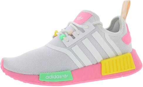 adidas Originals Girl's NMD_R1 J (Big Kid) Bliss Lilac/White/Bliss Lilac 5 Big Kid M in Saudi Arabia