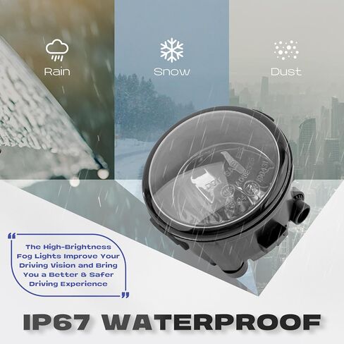 RP Remarkable Power, Fog Light for Infiniti EX FX QX G M/Cube Juke Murano Quest Rogue Versa Driving Bumper Fog Lamp Pair Clear Lens H11 12V 55W Light Kit FL7059 in Kuwait