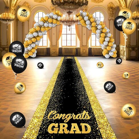عداء السجادة الحمراء للحفلات ، 10 × 2.6 قدم ، تخرج أحمر التخرج ، Prom Decorations Polyester Fabric Runway Runway For Prom Party Decor Runner For High School College Held in Kuwait