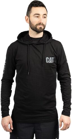 القمصان الطويلة المغطاة بالرجال في Caterpillar مع حماية UPF 50 ، والتحكم في الرطوبة وشعار القط على الأكمام in Saudi Arabia