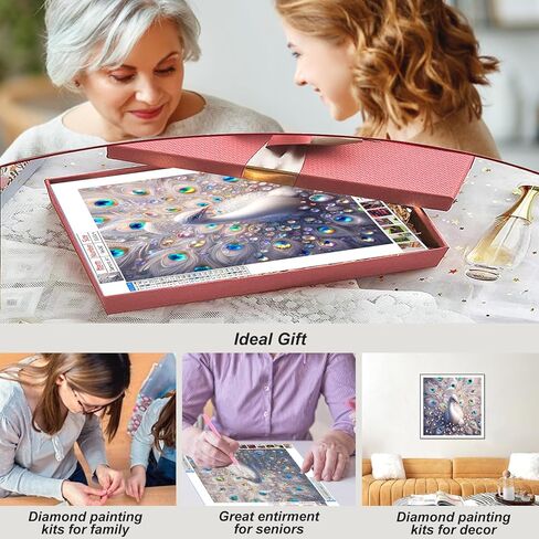 FHBUBPUP 5D Diamond Painting Kits for Adults, Cardinal Diamond Art Kits for Beginners - DIY Full Drill Round Diamond Dot Gem Art, Craft Gift Suitable for Home Wall Decoration 12×12Inch in Saudi Arabia