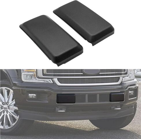 تغطية منصات حراس المصد الأمامي متوافقة مع Ford F-150 F150 2009-2014 اليمين واليسار ، 2pcs أسود ， (باستثناء Edition SVT و EcoBoost) in Kuwait