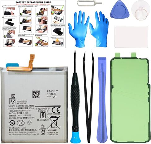 (ترقية جديدة) متوافقة مع استبدال بطارية Samsung Galaxy Note 10 Lite لجميع موديلات البطارية، بطارية EB-BN770ABY مع تعليمات التثبيت ومجموعة أدوات الإصلاح SM-N770F، SM-N770F/DS، SM-N770F/DSM in Kuwait