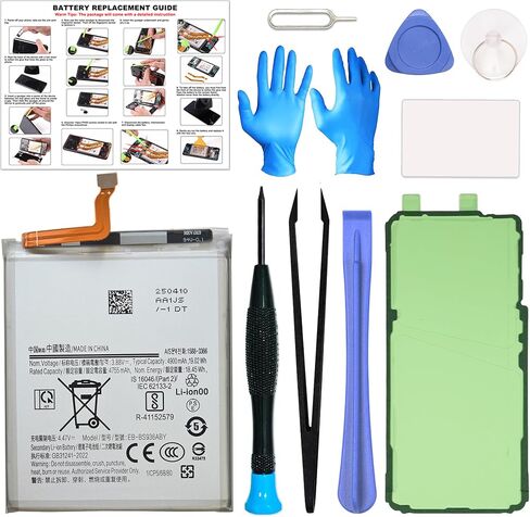 (ترقية جديدة) متوافقة مع استبدال بطارية Samsung Galaxy Note 10 Lite لجميع موديلات البطارية، بطارية EB-BN770ABY مع تعليمات التثبيت ومجموعة أدوات الإصلاح SM-N770F، SM-N770F/DS، SM-N770F/DSM in Kuwait