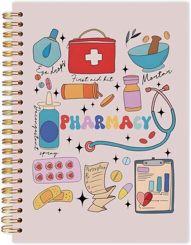 دفتر ملاحظات دوامة العلاج الطبيعي ، هدايا العلاج الطبيعي PT دفاتر اليومية ، هدايا المعالج الفيزيائي للمجلة النسائية ، الهدايا العلاجية لأغراض الملاحظات ، 5.5 × 8.3 بوصة in Kuwait