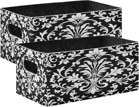 Kcldeci Rose Gold Leopard Collapsible Storage Bins, 2 Pack Foldable Storage Baskets for Organizing, Sturdy & Portable, Pink in Kuwait