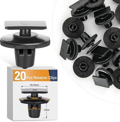 GOOACC 30pcs Emblem Grommet Clip Kit Retainer Plate Ornament Reflector Spoiler Grommet for BMW Most Models Replaces 51-14-1-807-495 51-14-1-902-279 51-14-8-209-932 in Kuwait