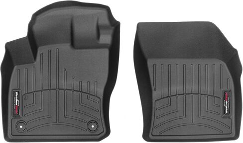 WeatherTech Custom Fit FloorLiners for VW Tiguan - 1st Row (4415631), Black in Saudi Arabia